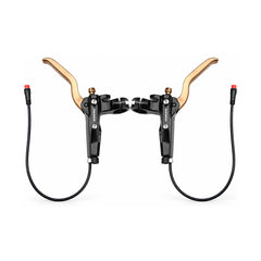 TANKE TB700 e-bike four-piston hydraulic brake set in black, black gold and silver grey