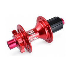 TANKE TH230 24-hole road hub in black, purple and red with thru-axle fitment