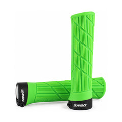 TANKE silicone mountain bike grips with aluminium lock rings in eight colors