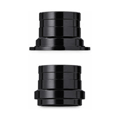 TANKE aluminium hub end caps for quick-release and thru-axle hubs in front and rear pairs
