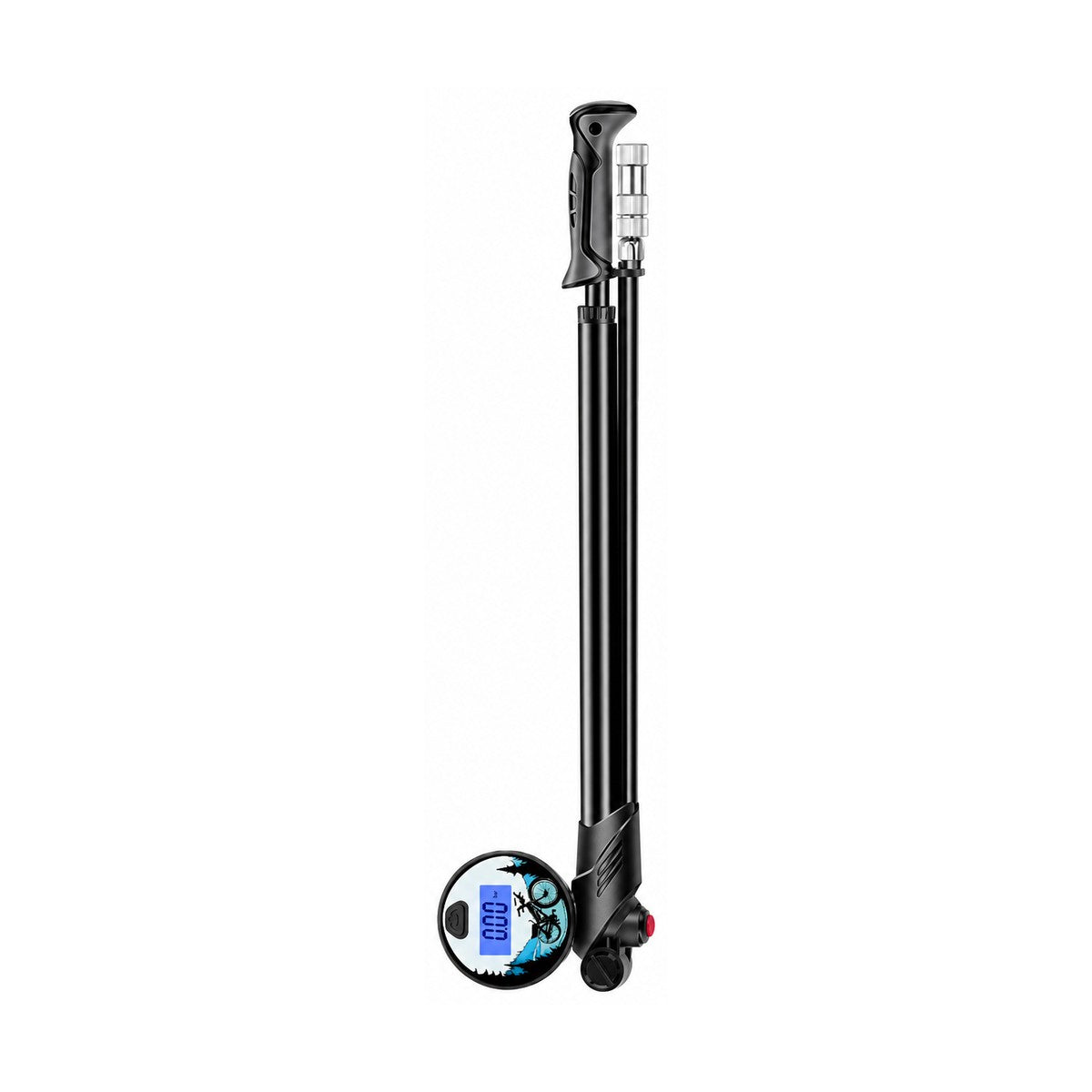 TANKE high-pressure fork pump with digital and mechanical gauge versions