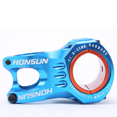 HONSUN PRO556 0 degree short stem in black, blue, red, silver and oil slick