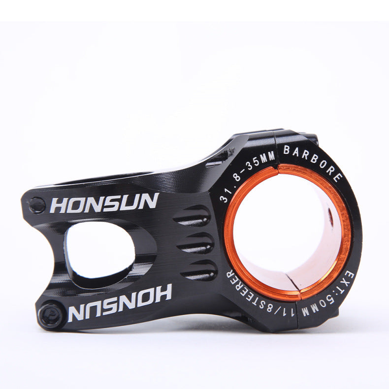 HONSUN PRO556 0 degree short stem in black, blue, red, silver and oil slick