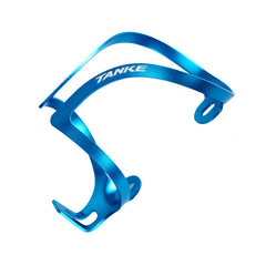 TANKE aluminium bike bottle cages in red, blue and Oil Slick finishes