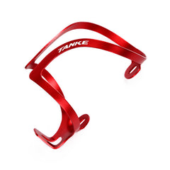 TANKE aluminium bike bottle cages in red, blue and Oil Slick finishes