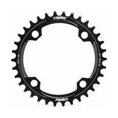 TANKE 104 BCD narrow-wide round chainring in black and GXP alloy versions