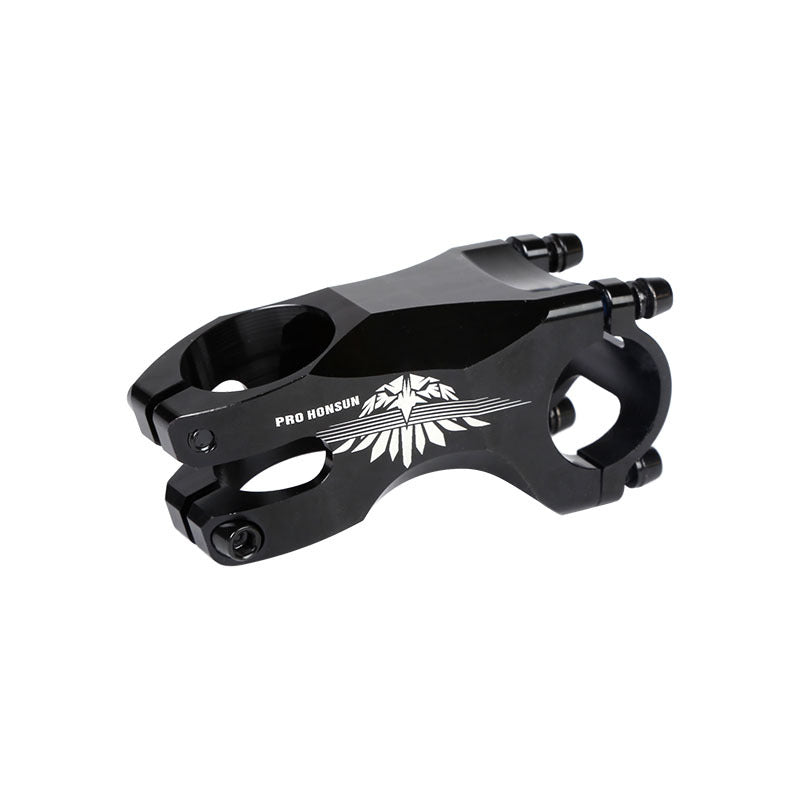 TANKE hollowed aluminium balance bike stem shown in black, red and pink