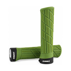 TANKE silicone mountain bike grips with aluminium lock rings in eight colors
