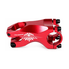 TANKE hollowed aluminium balance bike stem shown in black, red and pink