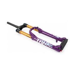 TANKE TF38 air fork in black, orange and blue with gold or black stanchions
