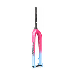 TANKE TF11 carbon fibre rigid mountain bike fork shown in six two-tone colourways