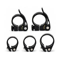 TANKE TS33 black quick release seatpost clamps in 28.6, 31.8 and 34.9 mm