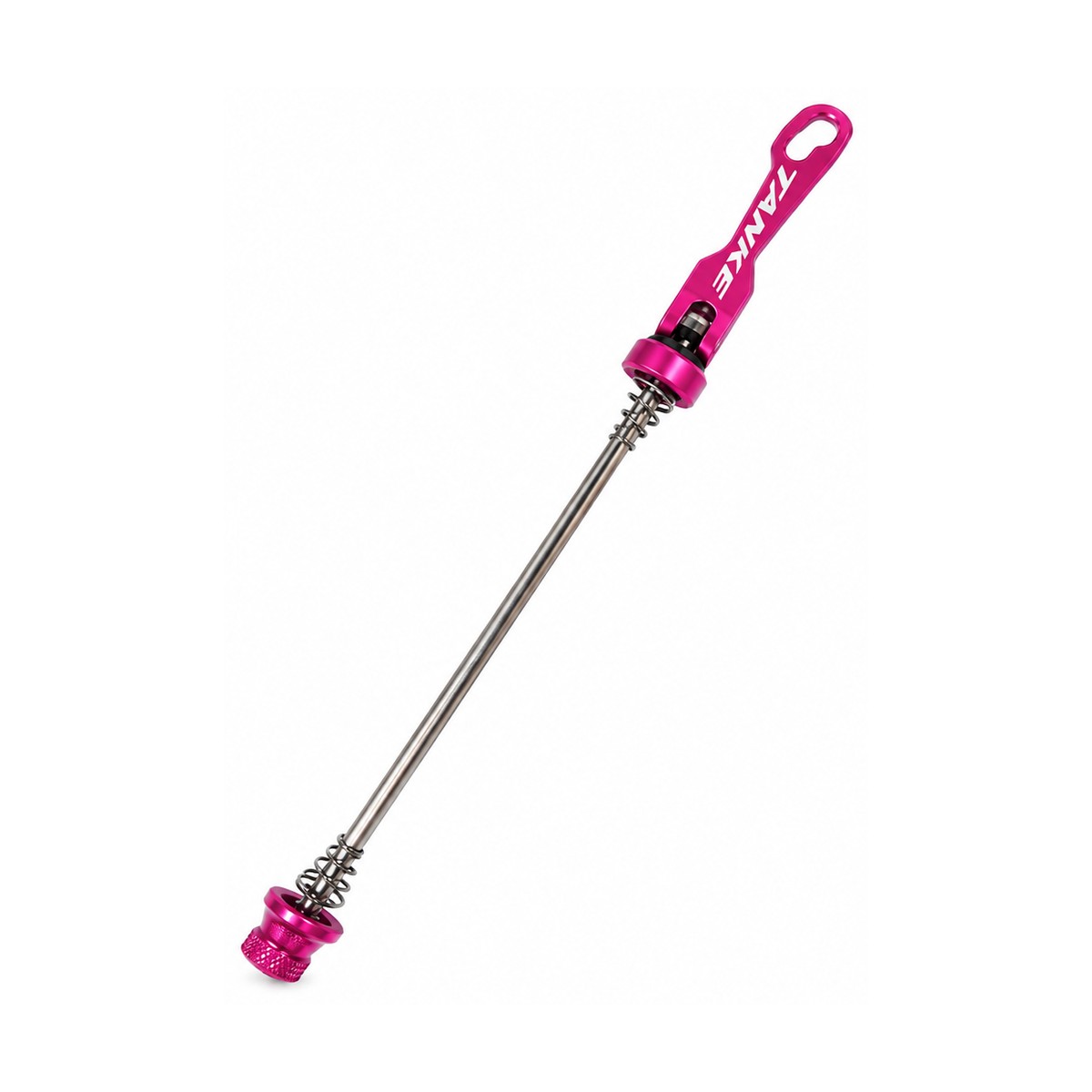 TANKE alloy quick release skewers in seven colours including Oil Slick