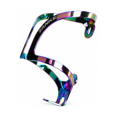 TANKE aluminium bike bottle cages in red, blue and Oil Slick finishes