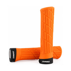 TANKE silicone mountain bike grips with aluminium lock rings in eight colors