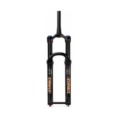 TANKE TF38 air fork in black, orange and blue with gold or black stanchions