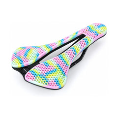 TANKE nylon comfort saddle in twelve colourways including black, candy pink and rainbow