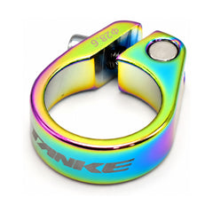 TANKE TS30 and TS31 quick release seatpost clamps in oil slick and black