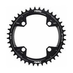 TANKE 104 BCD narrow-wide round chainring in black and GXP alloy versions