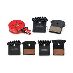 J02A metallic and resin brake pads with L03A pads for hydraulic disc brakes