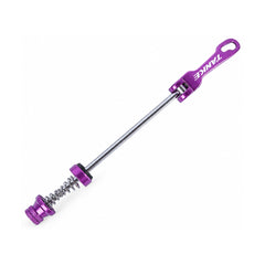 TANKE alloy quick release skewer in black, red, purple, rose pink, blue and silver