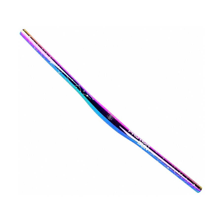 TANKE AL07 720 mm aluminium riser handlebar in oil slick, black, red, blue and purple