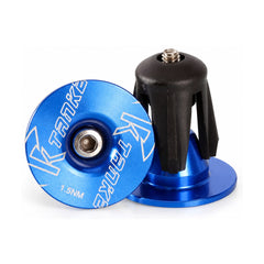 TANKE oil slick alloy expanding bar end plugs for handlebars
