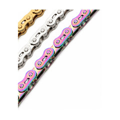 TANKE S1 single-speed chain in silver, gold and oil slick finishes