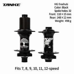 TH490 6-Pawl 32H Thru-Axle MTB Hub
