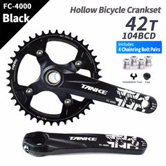Hollow-Forged Single-Chainring Crankset with Bottom Bracket Options