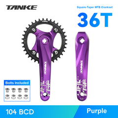 FC430 Square-Taper Crank Arms with Optional 104 BCD Narrow-Wide Ring
