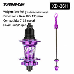 TH390 Camo 6-Bolt Disc Hubs with HG, MS or XD Freehub