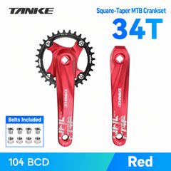 FC430 Square-Taper Crank Arms with Optional 104 BCD Narrow-Wide Ring
