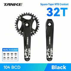 FC430 Square-Taper Crank Arms with Optional 104 BCD Narrow-Wide Ring