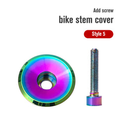 Ultralight Alloy Headset Top Cap, Oil Slick Finish