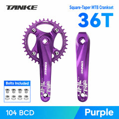 FC430 Square-Taper Crank Arms with Optional 104 BCD Narrow-Wide Ring