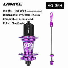 TH390 Camo 6-Bolt Disc Hubs with HG, MS or XD Freehub