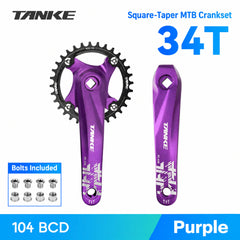 FC430 Square-Taper Crank Arms with Optional 104 BCD Narrow-Wide Ring