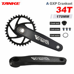 FC7000 GXP Hollow-Forged MTB Crankset, 170 mm, 32T–38T