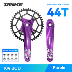 FC430 Square-Taper Crank Arms with Optional 104 BCD Narrow-Wide Ring