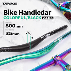 PROHONSUN 35 mm clamp aluminium riser handlebar in an Oil Slick finish