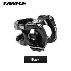 TANKE 559 short aluminium mountain bike stems in camo purple, gold pink and black red