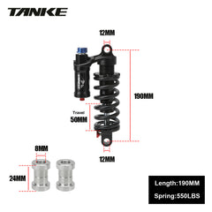 Coil MTB Rear Shock, 190–265 mm