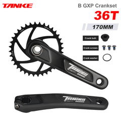 FC7000 GXP Hollow-Forged MTB Crankset, 170 mm, 32T–38T