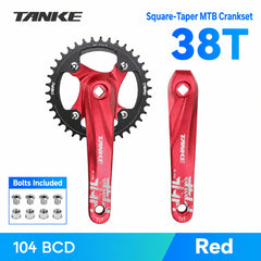 FC430 Square-Taper Crank Arms with Optional 104 BCD Narrow-Wide Ring