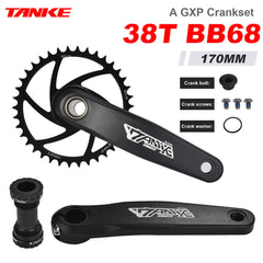 FC7000 GXP Hollow-Forged MTB Crankset, 170 mm, 32T–38T