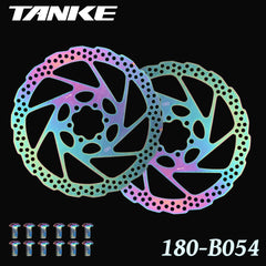 TANKE 180 mm oil slick stainless steel disc brake rotor with mounting bolts