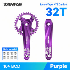 FC430 Square-Taper Crank Arms with Optional 104 BCD Narrow-Wide Ring