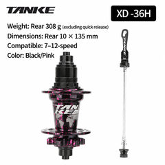 TH390 Camo 6-Bolt Disc Hubs with HG, MS or XD Freehub