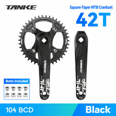 FC430 Square-Taper Crank Arms with Optional 104 BCD Narrow-Wide Ring